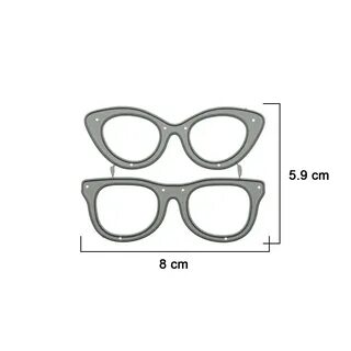 Металлические штампы для скрапбукинга очки 2 шт AliExpress