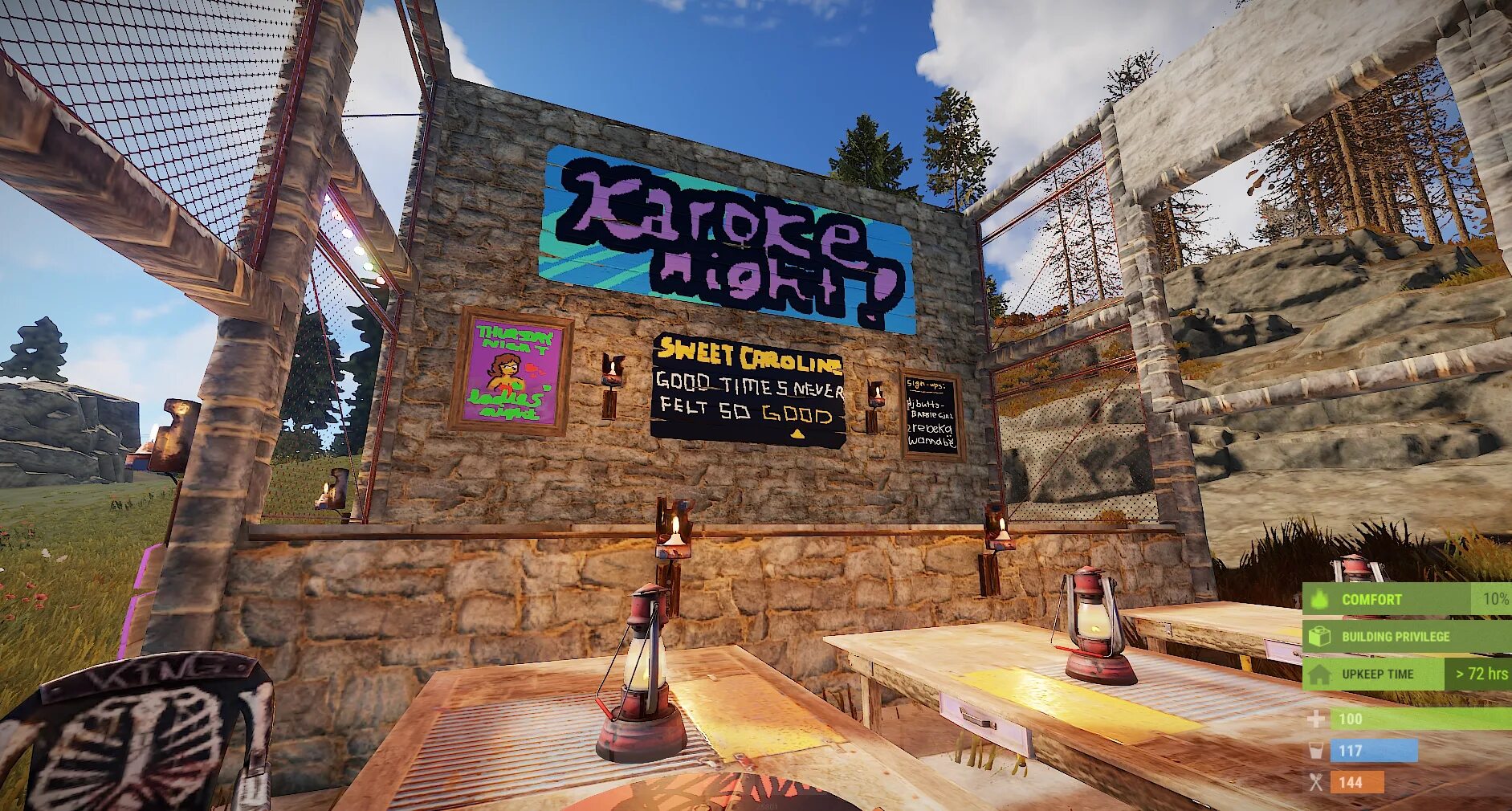 Rust rp. Комьюнити апдейт. необычный дом на пве сервер в раст. rust roleplay.