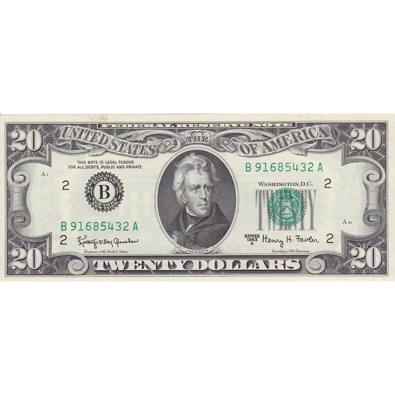 Банкнота 20 долларов США 1988. Двадцать долларов США. 20 Долларов 1963. 50 Долларов США 1990г. Сколько 52 доллара