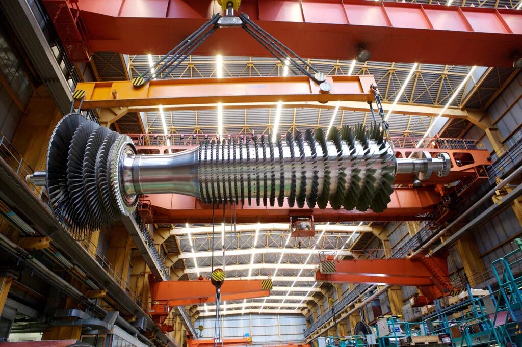 газовый ротор. газовые турбины ge 6fa. газовая турбина sgt5-2000e. ротор турбины электростанции. газовая турбина gt13e2.