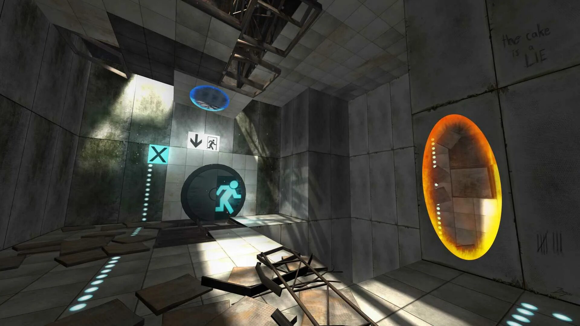 Portal eu. Portal 2 игра. Portal 2 Скриншоты. Портал 2 порталы. Portal 2 Valve.