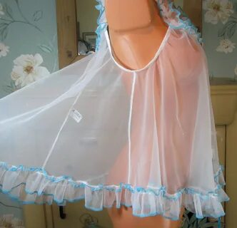 a short article or even picture around the Vintage white blue soft sissy fr...