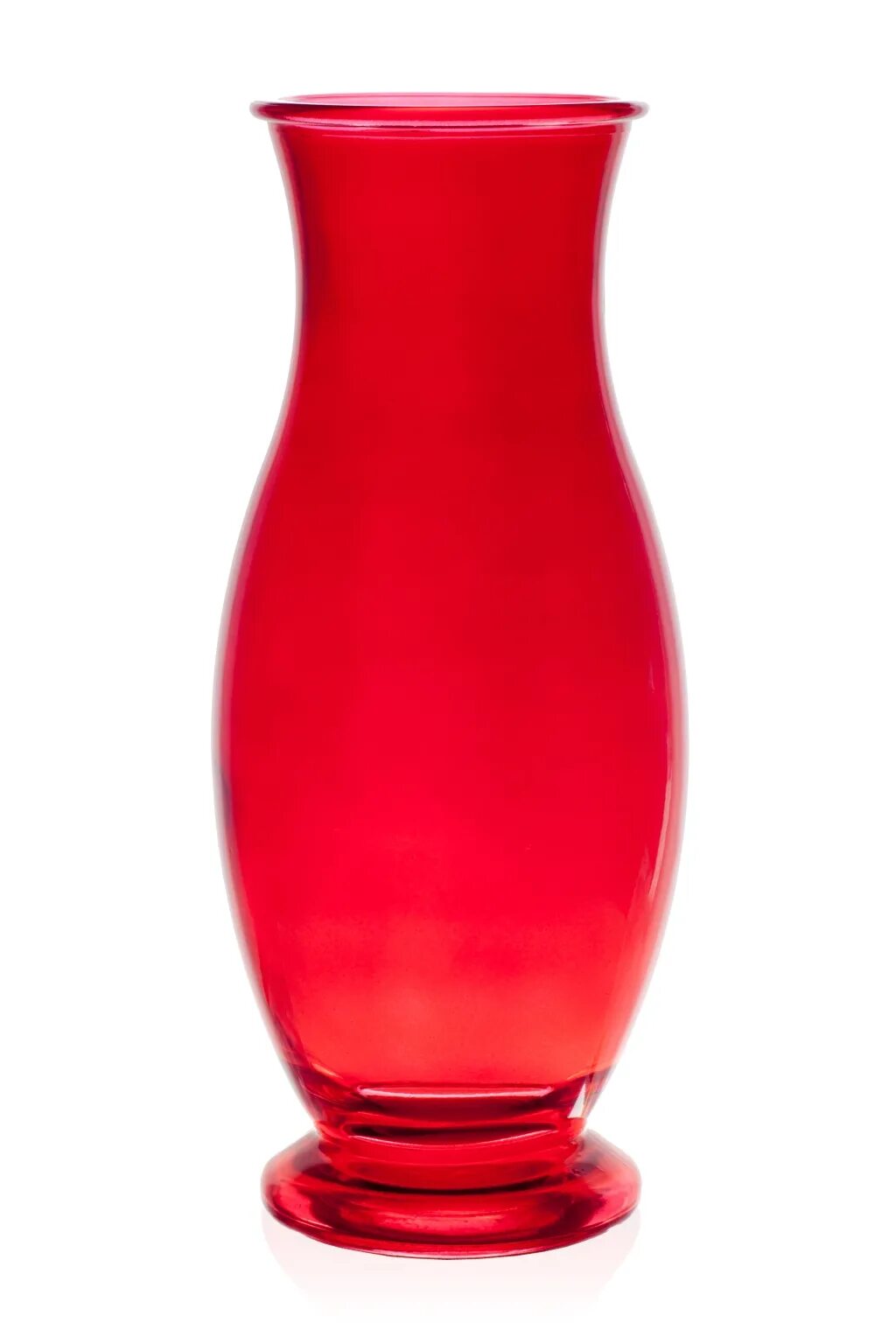 Ceramics Red Solid Color Vase Home Decoration Crafts Decoration Wedding Gift - V