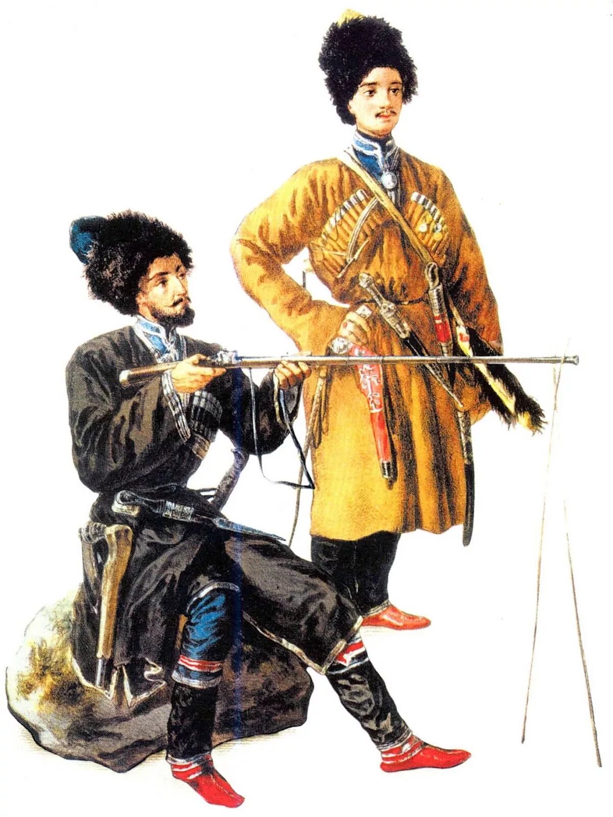 кавказские мухаджиры 19 век. франц рубо казаки. горец кавказа осетин абрек. тушинцы горцы. горцы кавказа 19 век.