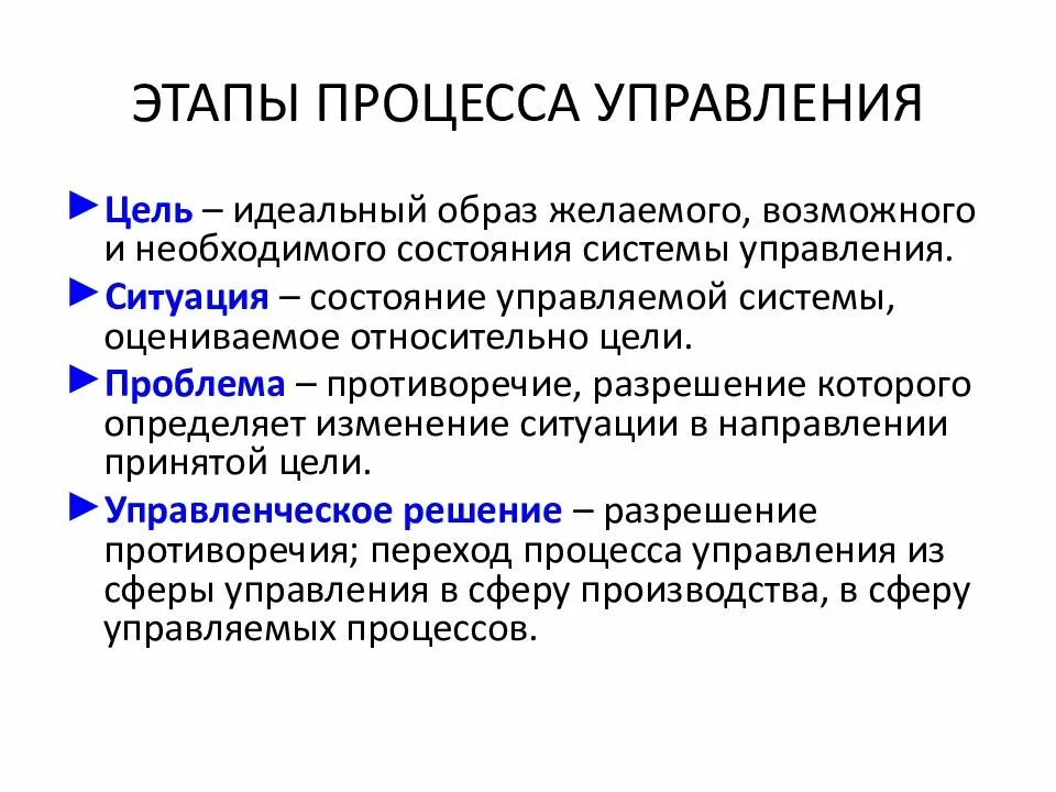 Основные этапы и операции управленческого процесса. Перечислите этапы процесса управления. Этапы процесса менеджмента 4 этапа. Конечным этапом процесса управления является:.