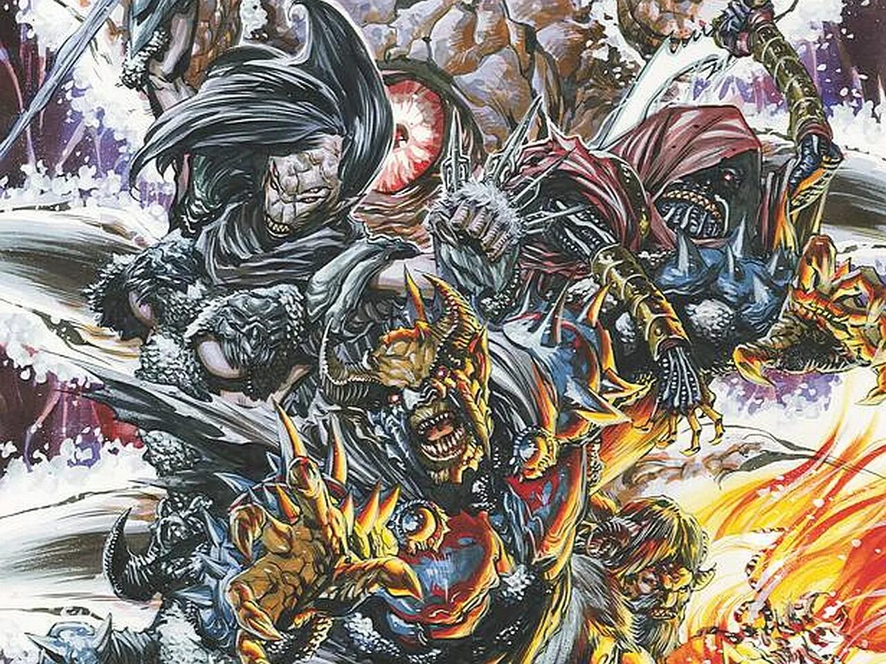 Демон комикс. Демоны круппа.