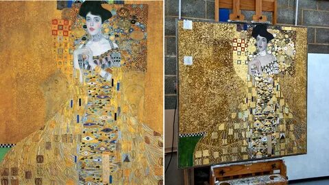 Климт женщина в золотом