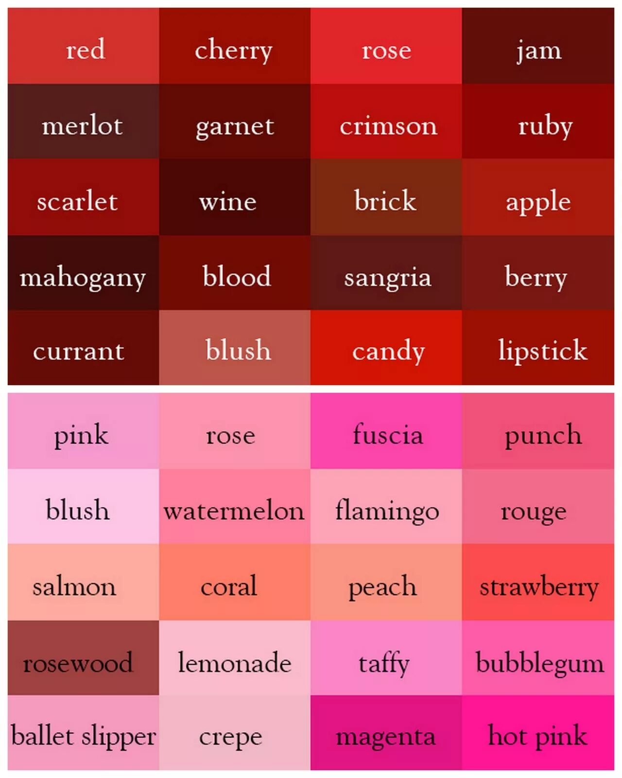 My class color red
