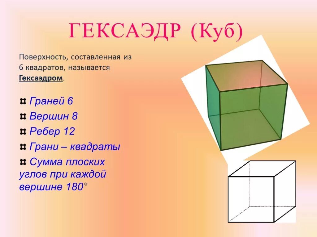 Куб другое название