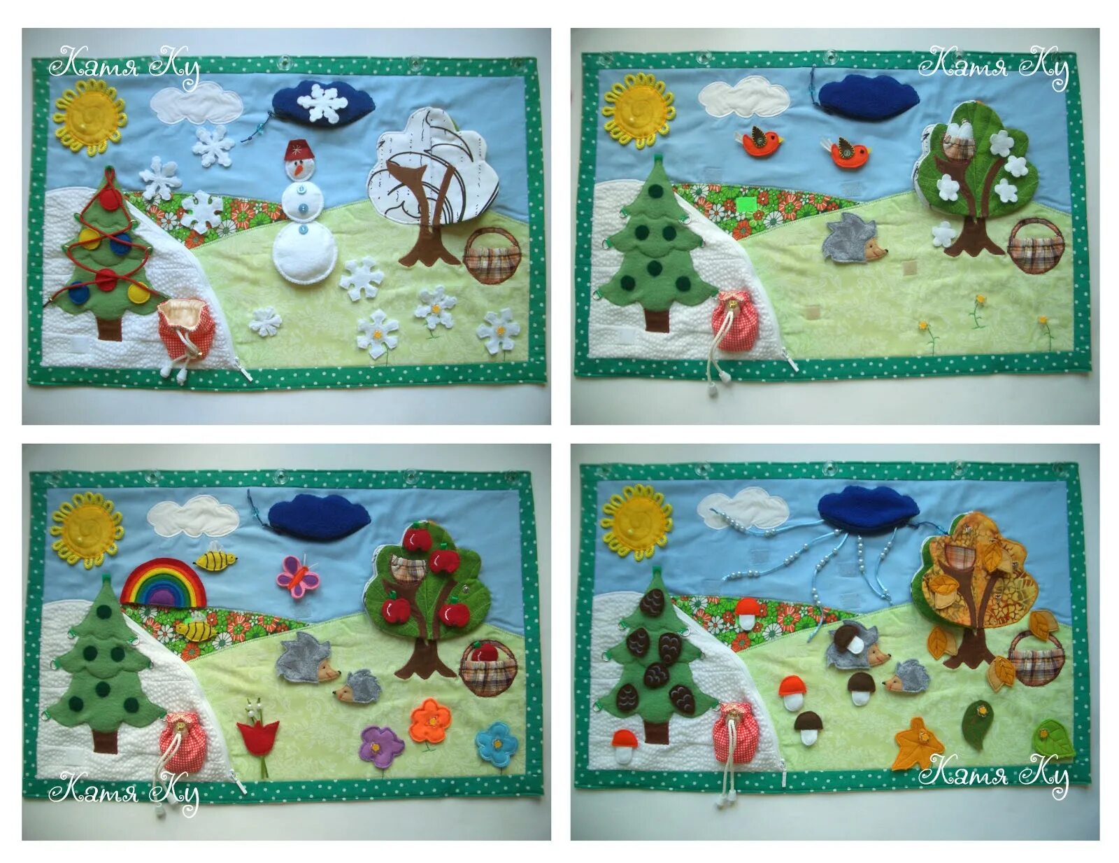 елена широкова художник. вышивка картины времена года. вышивка крестом наборы. рукоделие времена года. вышивка дерево.