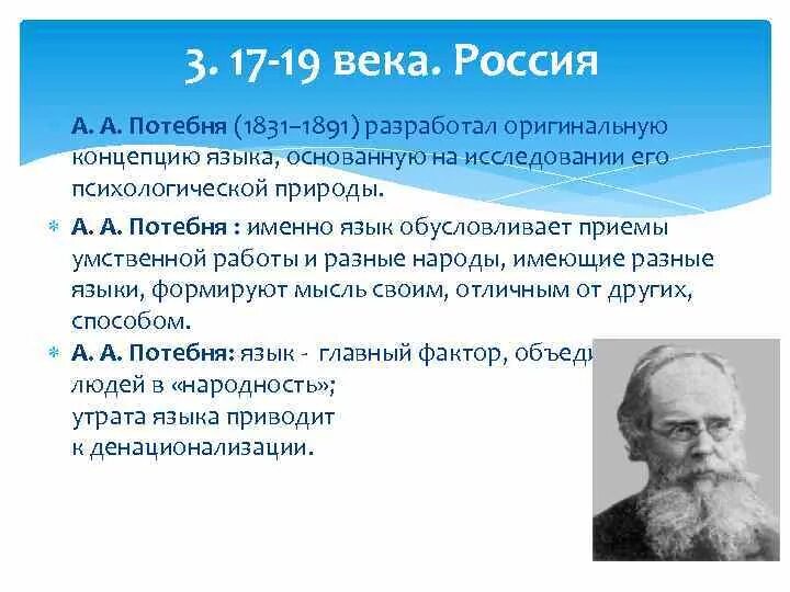Потебня а а мысль и. Потебня. теория потебни. потебня лингвист.