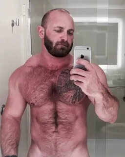 Hairy Men, Bearded Men, Selfies, Sexy Gay Men, Sexy Guys, Hot Guys, Bald Ma...