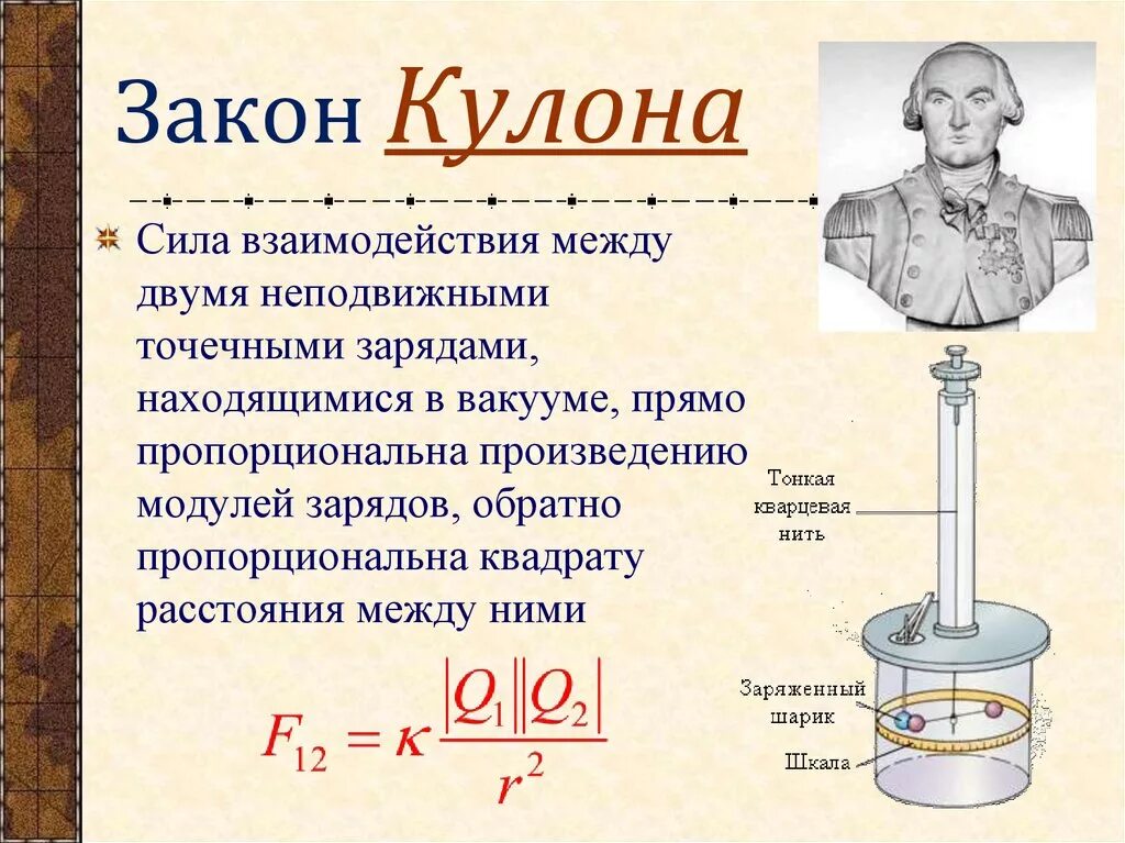 В вакууме находится