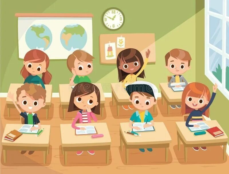 There many pupils in the classroom