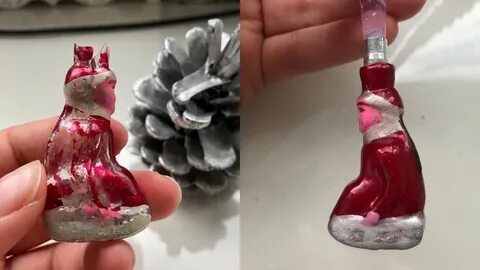 Реставрация елочных игрушек из стекла