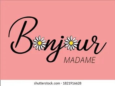 Бонжур мадам на французском