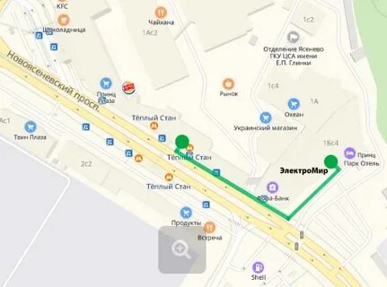 Новоясеневский 1 метро