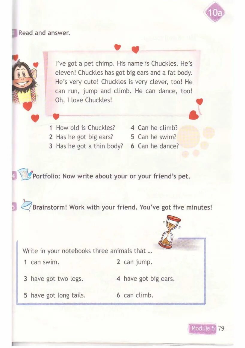 Got a pet перевод на русский. Spotlight 3 класс учебник старый. Read and answer 3 класс. Read and answer перевод. How old is chuckles ответ.