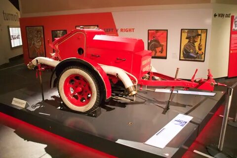 Imperial War Museum North - Dennis fire fighting trailer pump 1.jpg. 