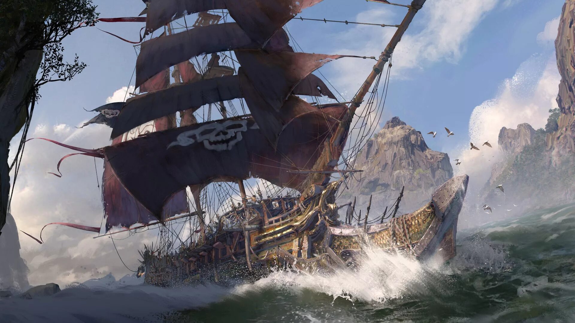 Skull bones дата. Skull and bones игра 2018. skull and bones игра корабли. игра “skull &amp; bones” (2025). skull and bones летучий голландец.