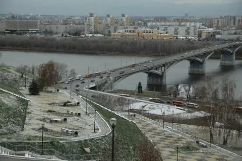 Нижний новгород трамвай на мосту