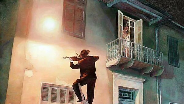 серенада под окном. серенада под окном. парень поет под окном. парень поет серенаду. мужчина поет под окном.