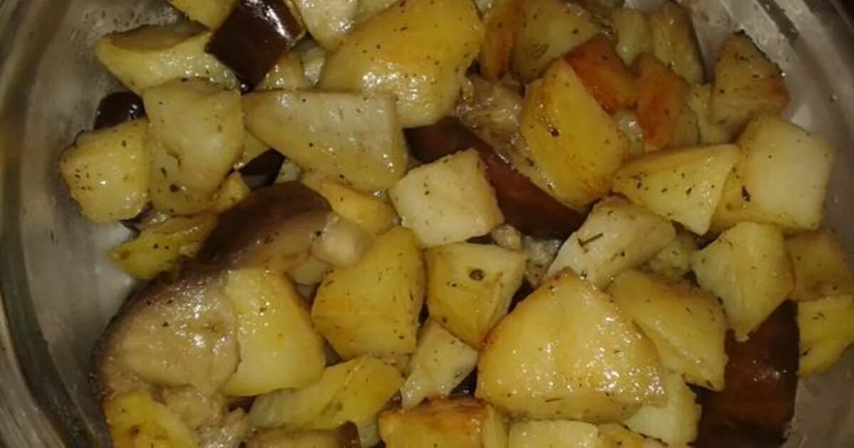 СОТЕ из Баклажан с Картофелем Овощное Соте Рецепт - очень вкусное! - YouTube