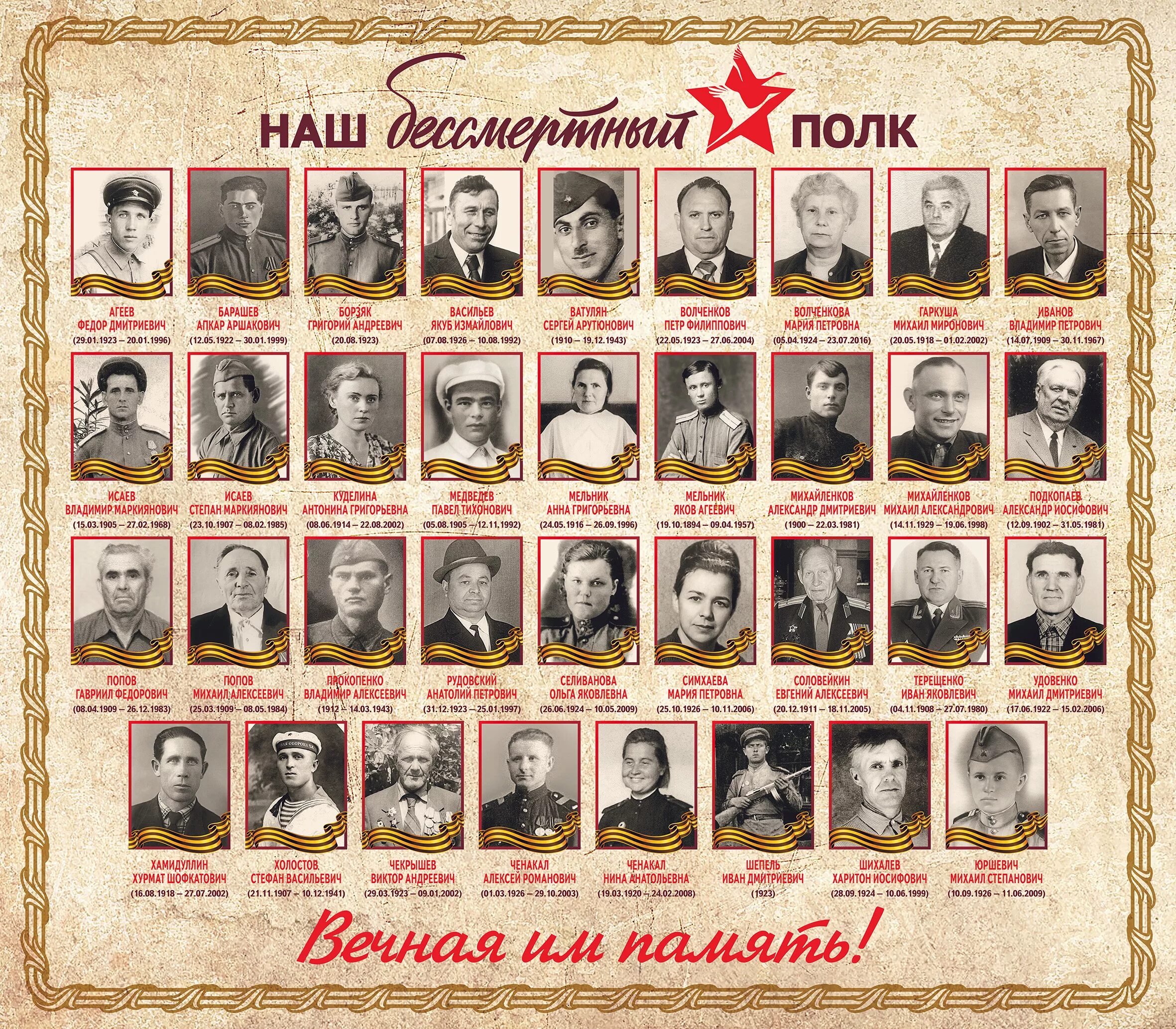 Стенд Бессмертный полк