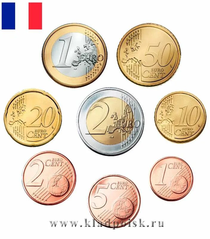 Сколько стоят монеты евро. Монеты евро Франции поманетник. Набор монет евро Франция. Франция набор евро. Монета евро с аркой.