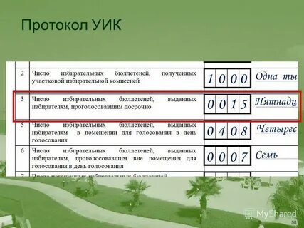 Участковая избирательная комиссия 1