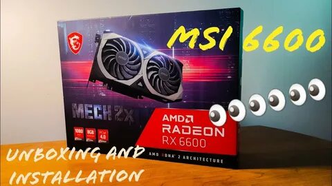 Rx 6650 xt mech 2x oc