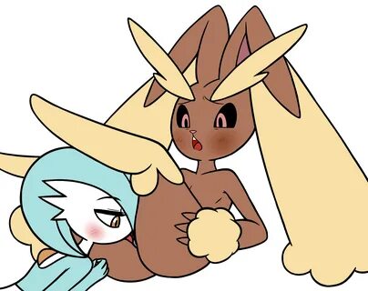 gardevoir, lopunny, pokemon (species), shiny pokemon, nintendo, hi res, 3 f...