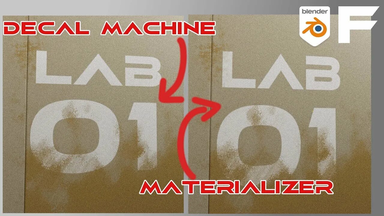 Decal machine blender