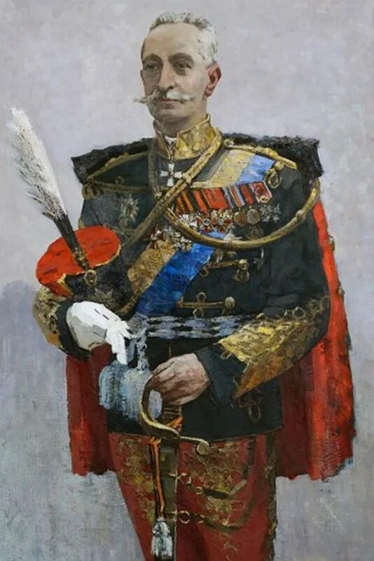 Первый российский генерал. Генерал Адъютант Брусилов. Портрет Генерала Брусилова.