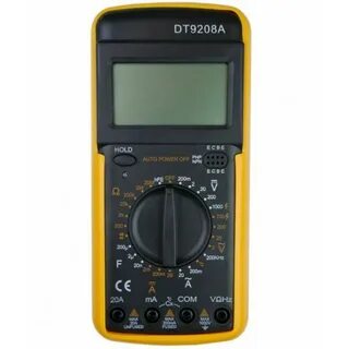 Dt9208a цифровой мультиметр