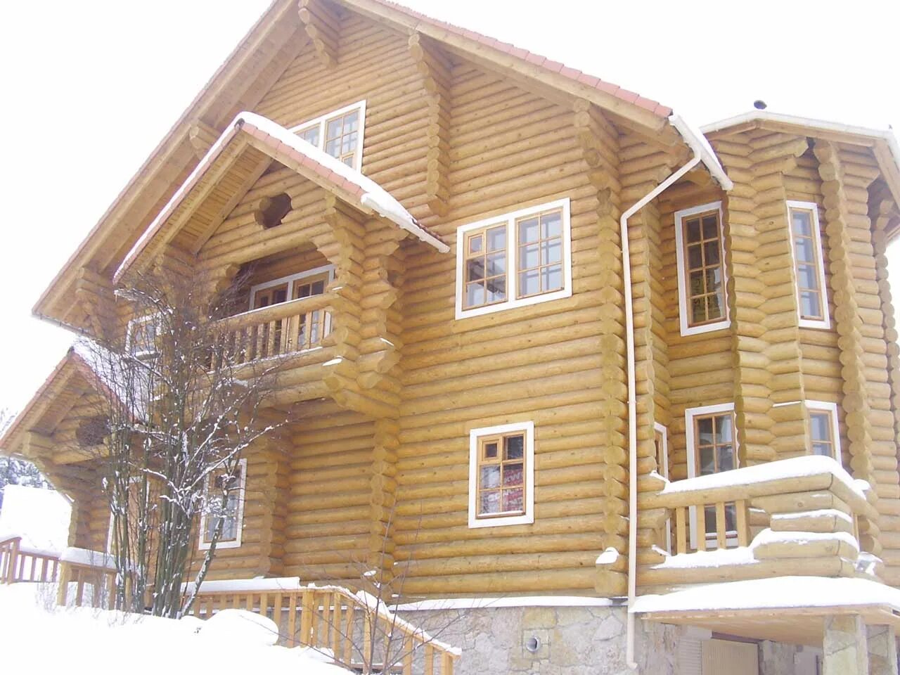 ленинградские срубы. дом из бревна.