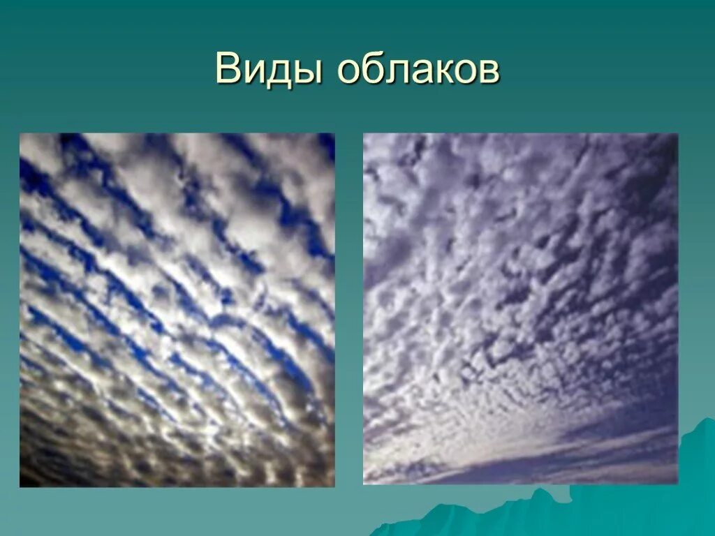 Тема облака 6 класс. Слоисто Кучевые облака география 6 класс. Типы облаков. Назовите виды облаков. Облачность и виды облаков.