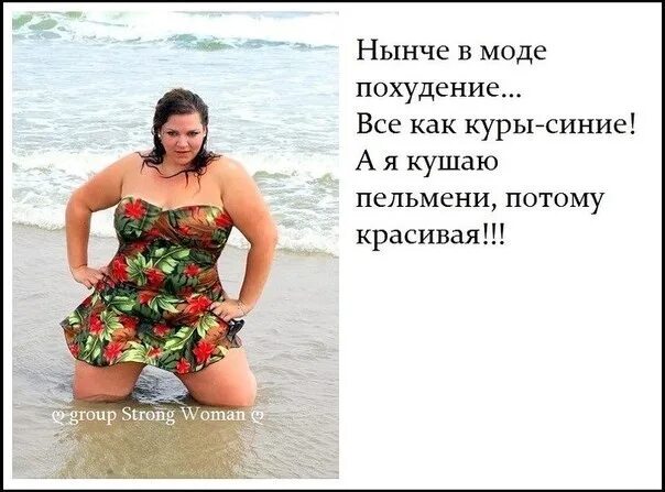 Нынче в моде. Нынче в моде похудение. нынче в моде похудение картинки. а я кушаю пельмени потому красивая. пышки хохотушки в контакте.