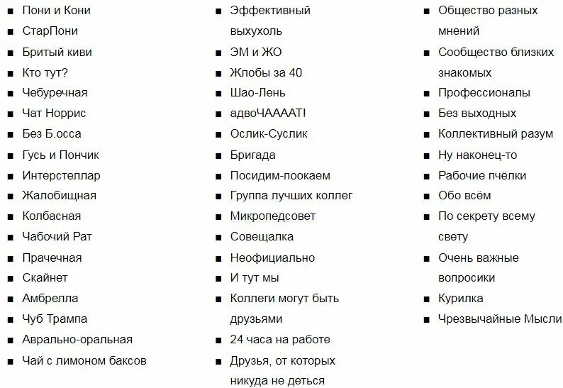 Как можно назвать группу в ватсапе для девочек. Смешные название групп в вацапе. Название группы подружек в ватсапе. Смешные названия для группы в ватсапе. Прикольные имена для тг