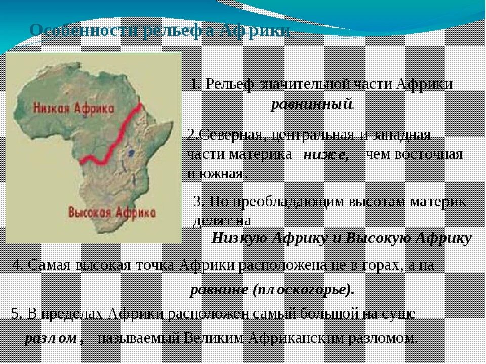 Большую часть материка занимают низменности. Крупные формы рельефа Африки на карте. Формы рельефа АФРИКИАФРИКИ. Рельеф Африки 7 класс география карта. Рельеф Африки 7 класс.