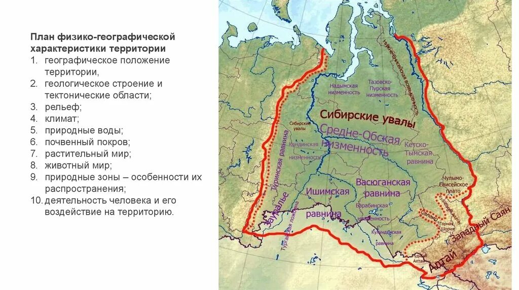 Средняя часть восточной сибири. Западно-Сибирская равнина географическое положение. Западно Сибирская низменность на карте. Западно-Сибирская низменность рельеф карта. Географическое положение Западной Сибири равнины.