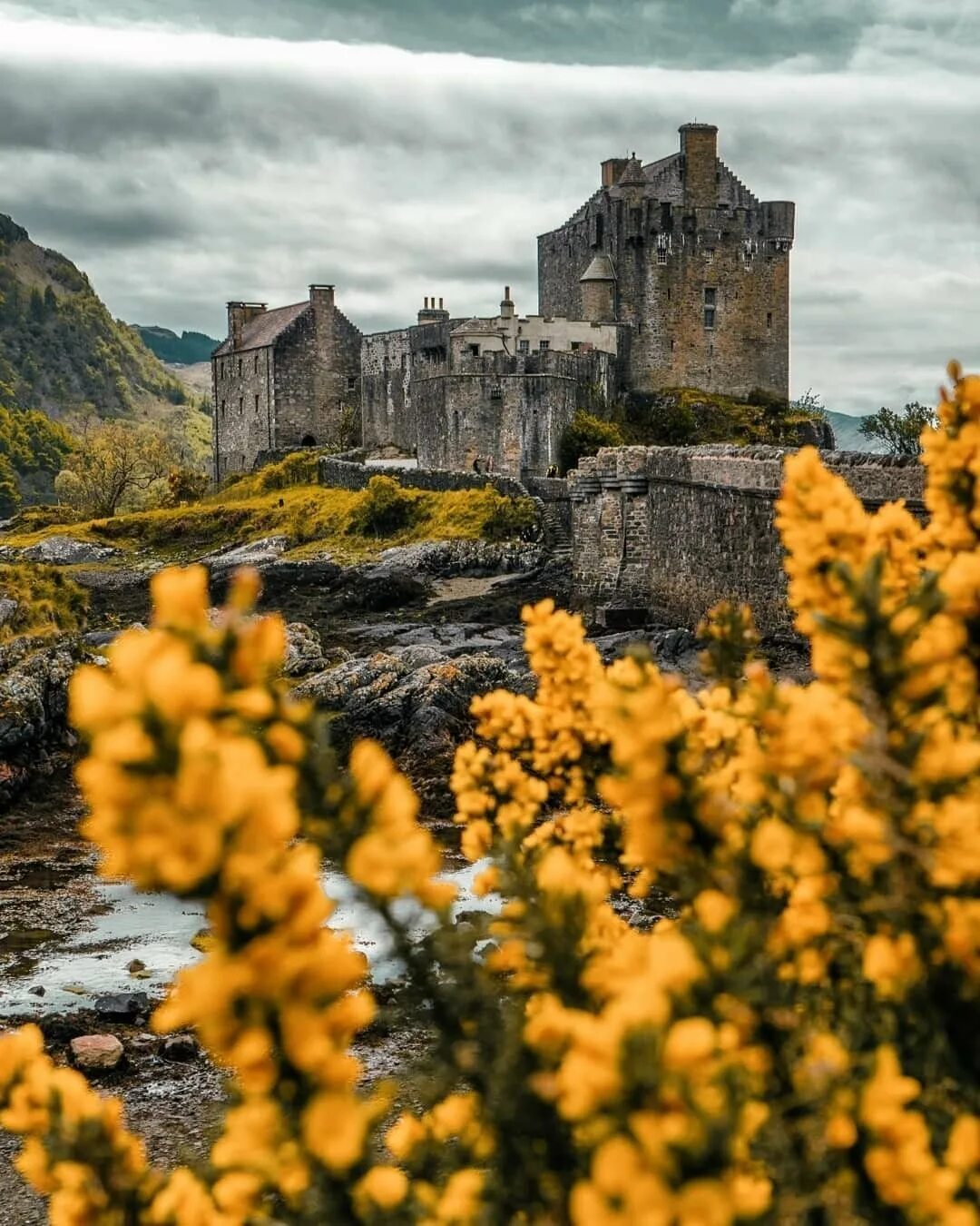 Scotland is beautiful. Замок Эйлен-Донан. Замок Эйлен-Донан - Нагорье, Шотландия. Замок Эйлен Донан Касл. Замок Эйлин Донан, Хайлендс, Шотландия.