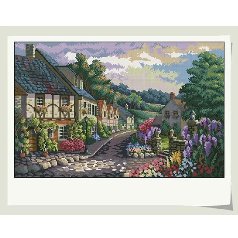 Домой на праздники вышивка. Рождественская деревня дименшенс. Деревня дим. Деревня дим. Деревня дим.