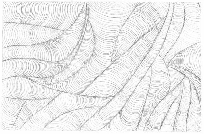 Линии 6 15. Графические линии. Рисование линиями. Композиция из волнистых линий. Фактура карандашом.