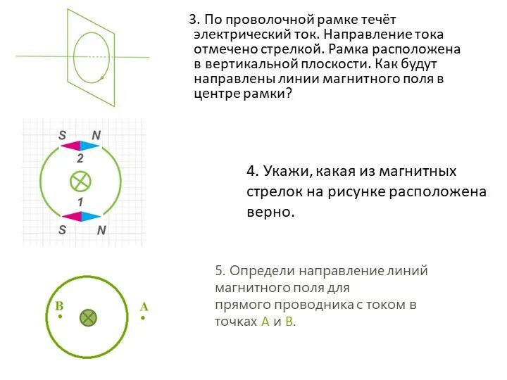 Какой ток течет в лампочке. Укажите направление тока в проводнике. По проволочной рамке течёт электрический ток направление. Магнитное поле в центре рамки. Как течет ток.