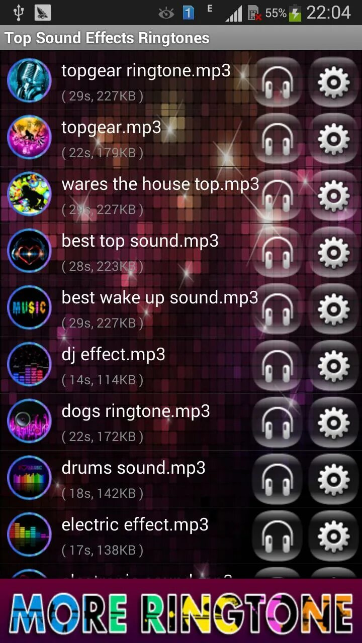 Top sounds