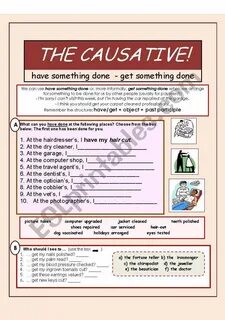 Causative в английском языке