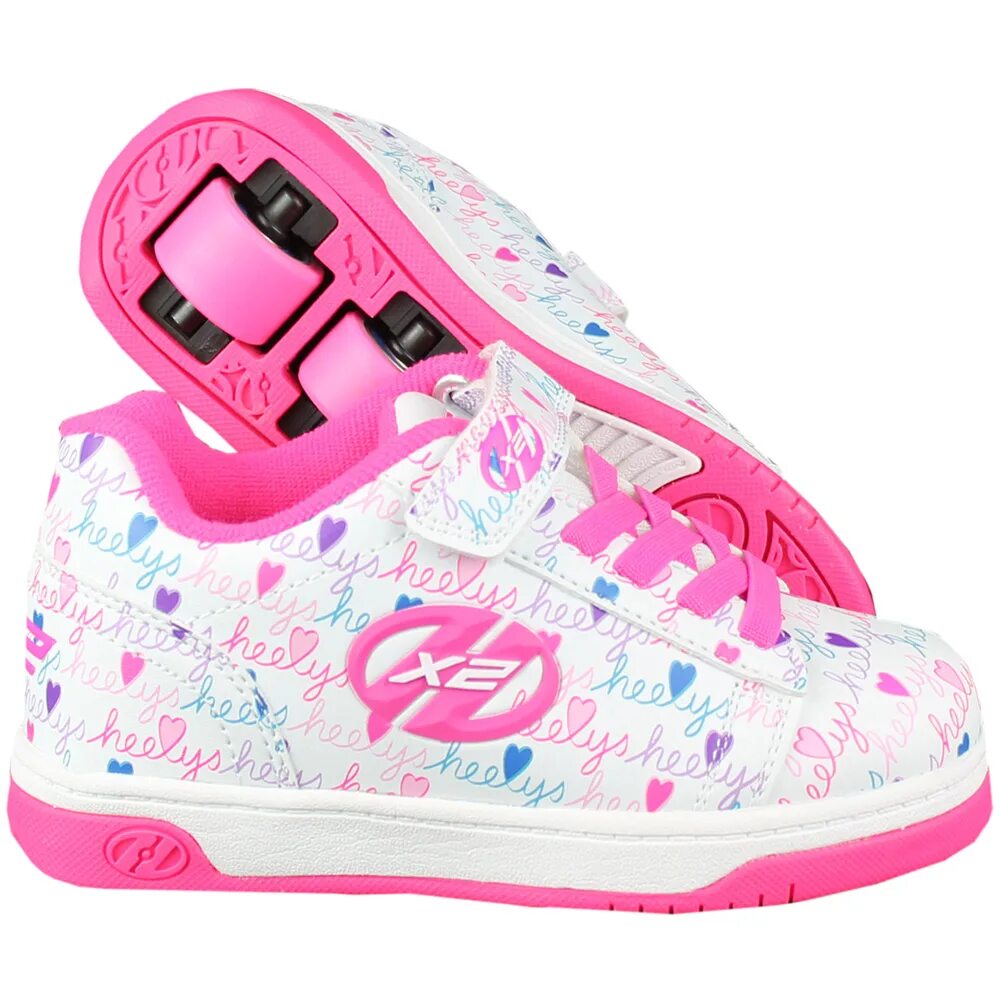 Heelys 7521. Heelys 7574. Heelys 7684. Heelys Dual up x2. Цвет: голубой, розовый, белый. Heelys кроссовки с роликами