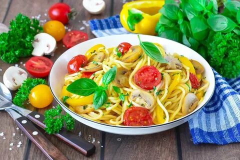 Рецепты макарон с овощами с фото