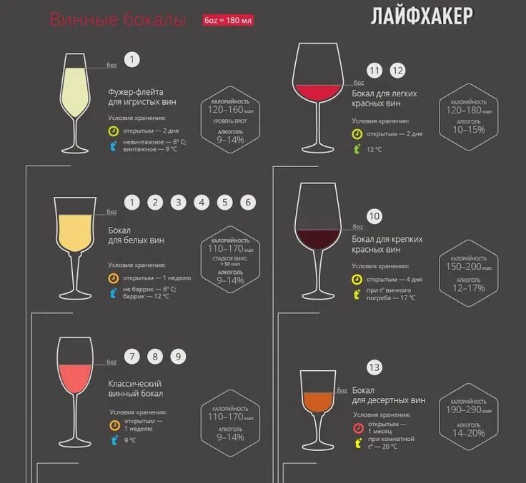 Бокалы для вина инфографика. Виды вина. Типы винных бокалов инфографика. Стаканы для алкогольных напитков.